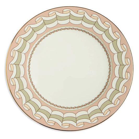 Poseidon Dusty Pink Porcelain Charger Plate