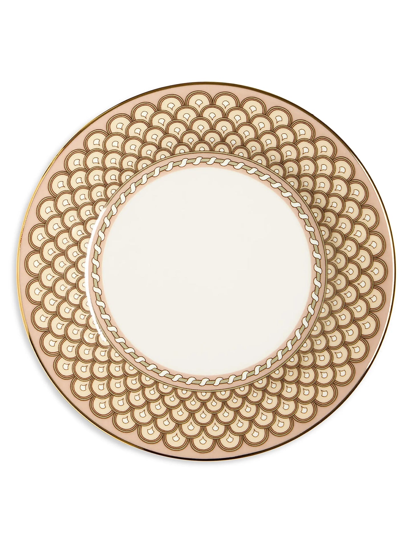 Napoli Dusty Pink Porcelain Dessert Plate Set (2 Pieces)