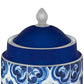 Blue Mediterraneo Sugar Bowl & Lid