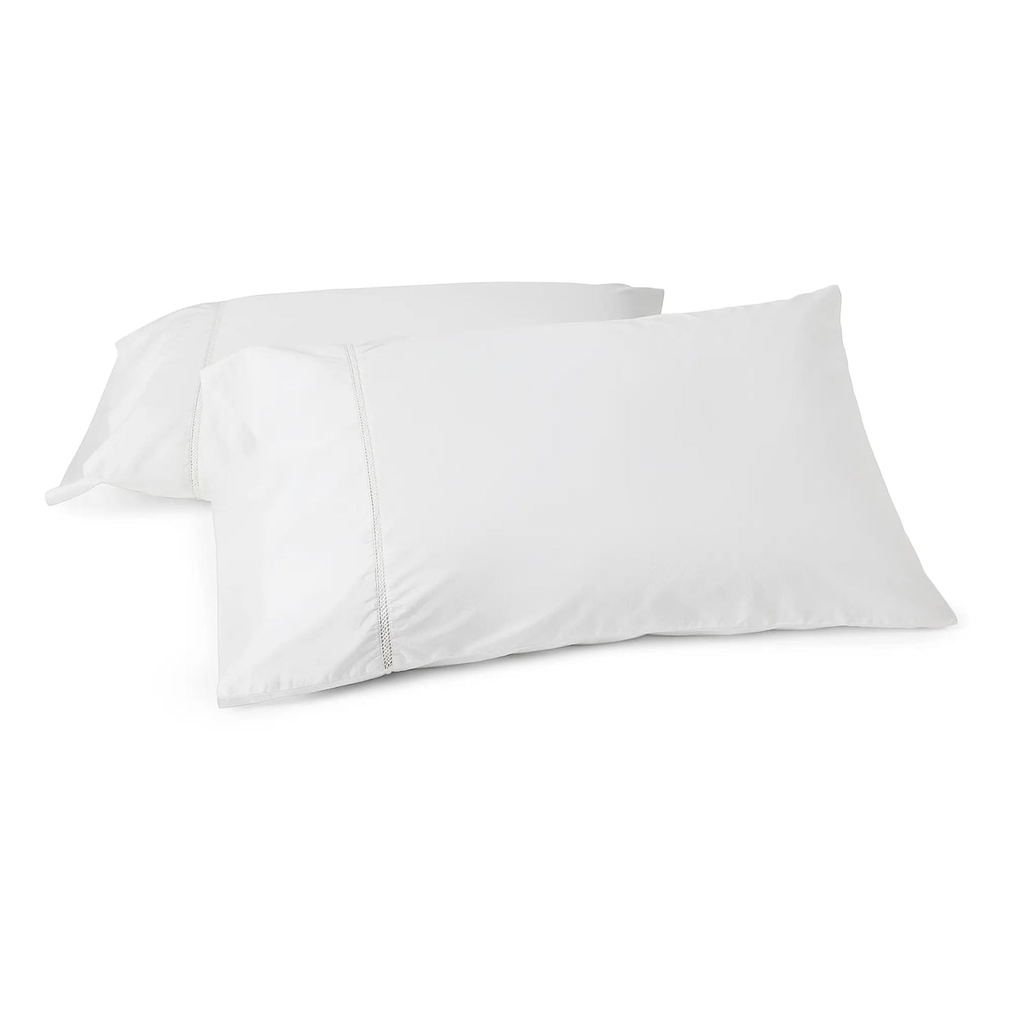 Lattice Organic Percale Pillowcase Set (Pair)