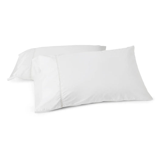 Lattice Organic Percale Pillowcase Set (Pair)