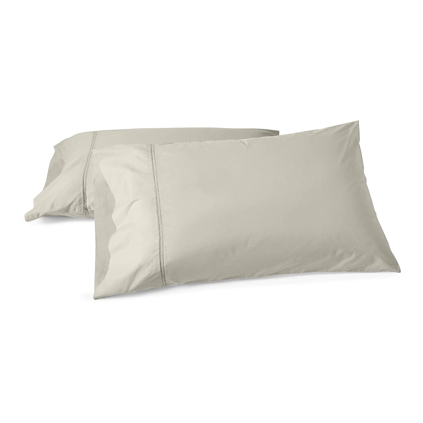 Lattice Organic Percale Pillowcase Set (Pair)