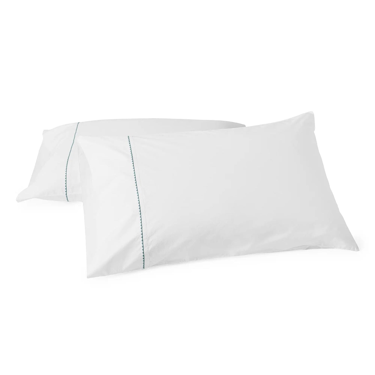 Trailing Embroidered Organic Pillowcase Set