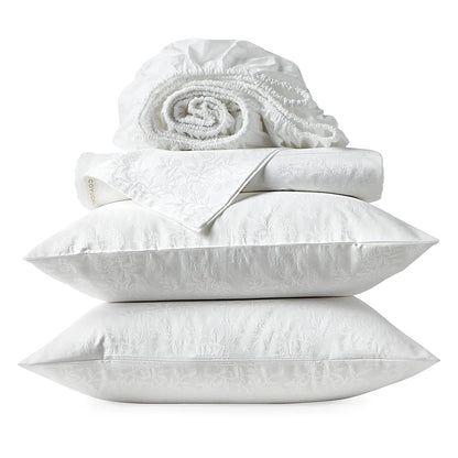 Heirloom Organic Jacquard Sheet Set