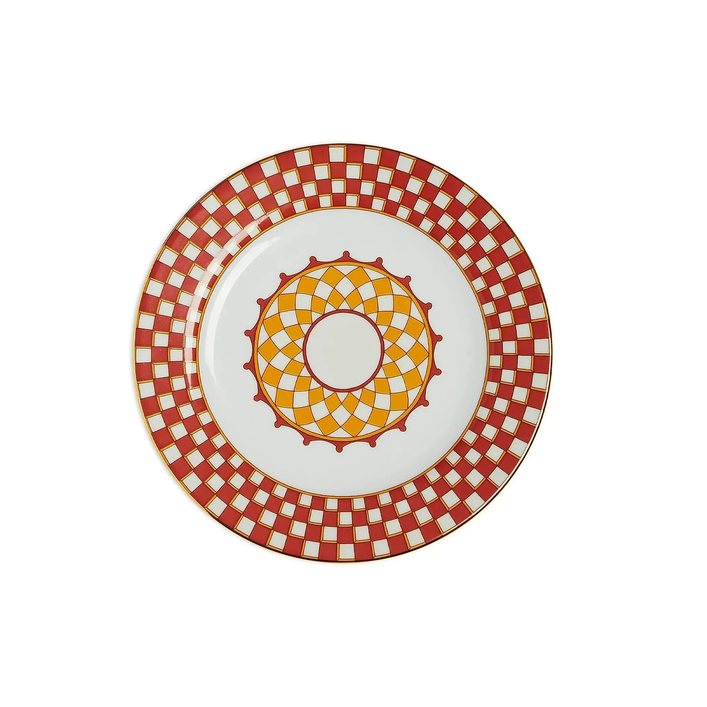 Apollo Mattone Porcelain Dessert Plate Set (2 Pieces)