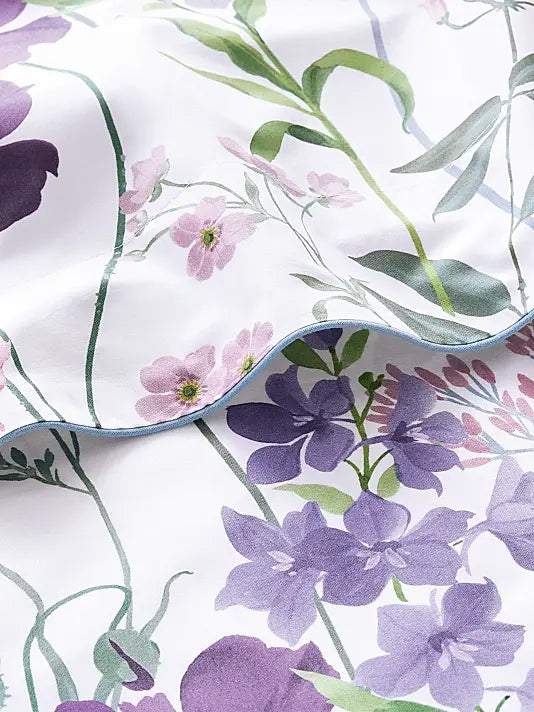 Éphémère Modern Floral & Dot-Print Cotton Bedding Collection