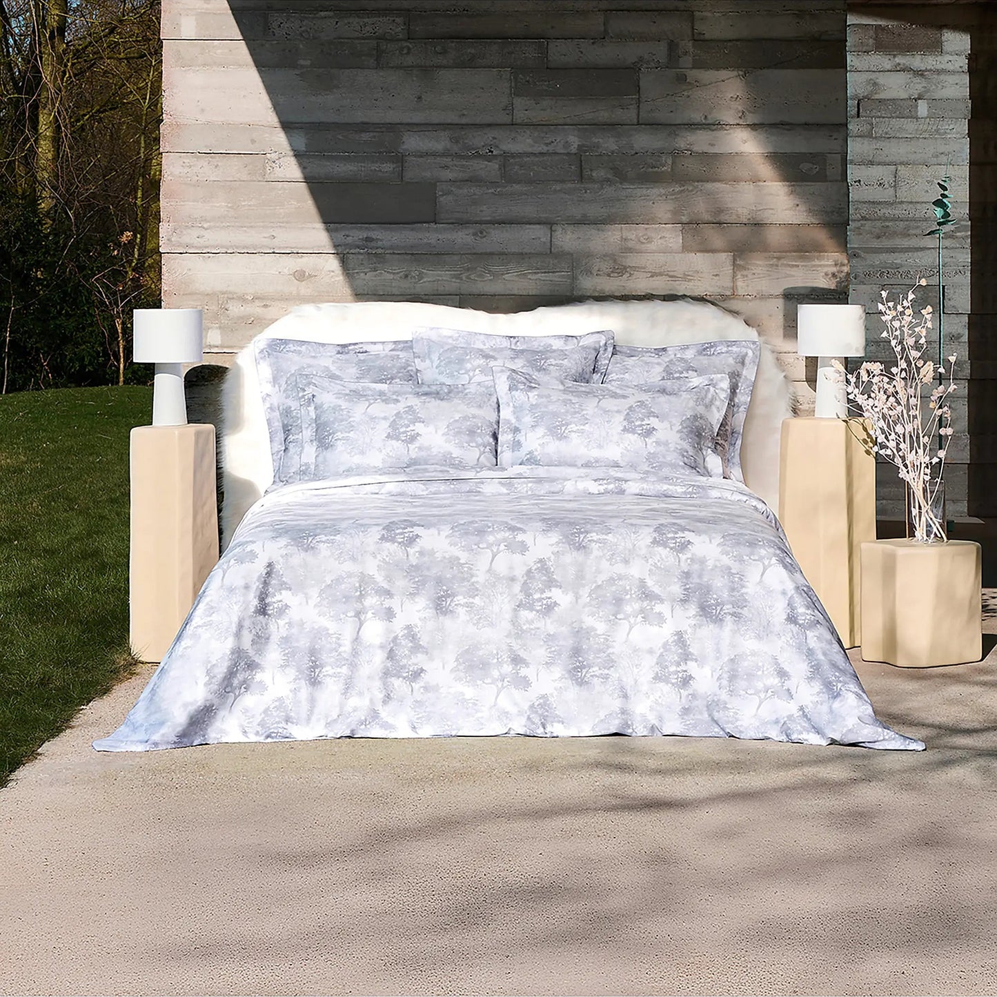 Silence Maple-Tree Cotton Sateen Duvet Cover & Pillowcase Collection