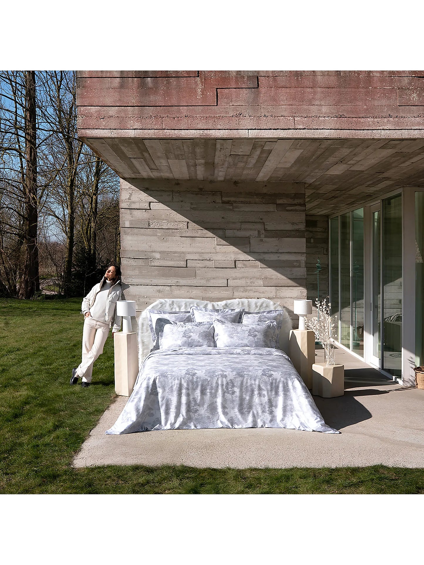 Silence Maple-Tree Cotton Sateen Duvet Cover & Pillowcase Collection