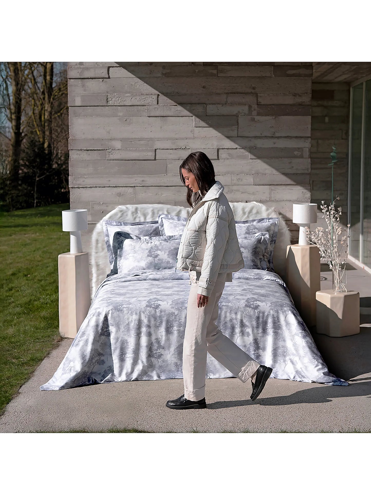 Silence Maple-Tree Cotton Sateen Duvet Cover & Pillowcase Collection