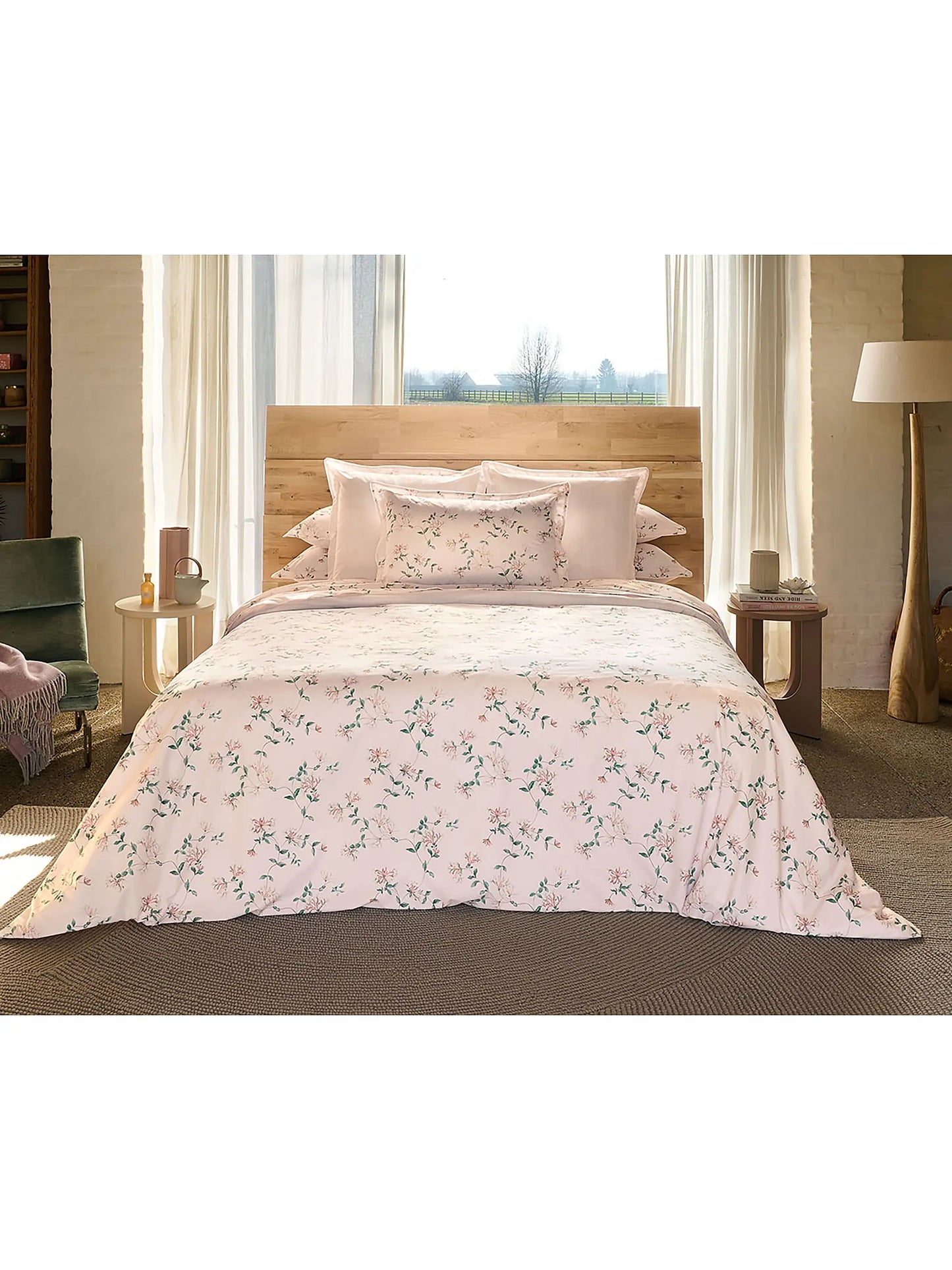 Nature Organic Cotton Percale Bedding Collection – Pink