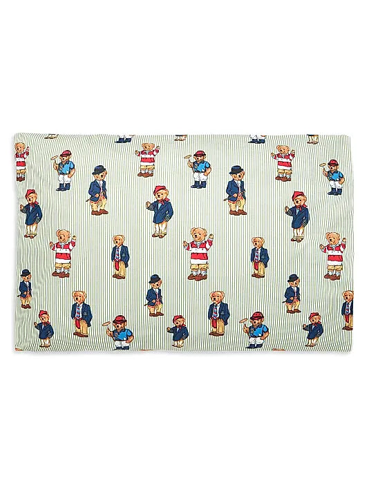 Polo Bear Striped Sheet Set