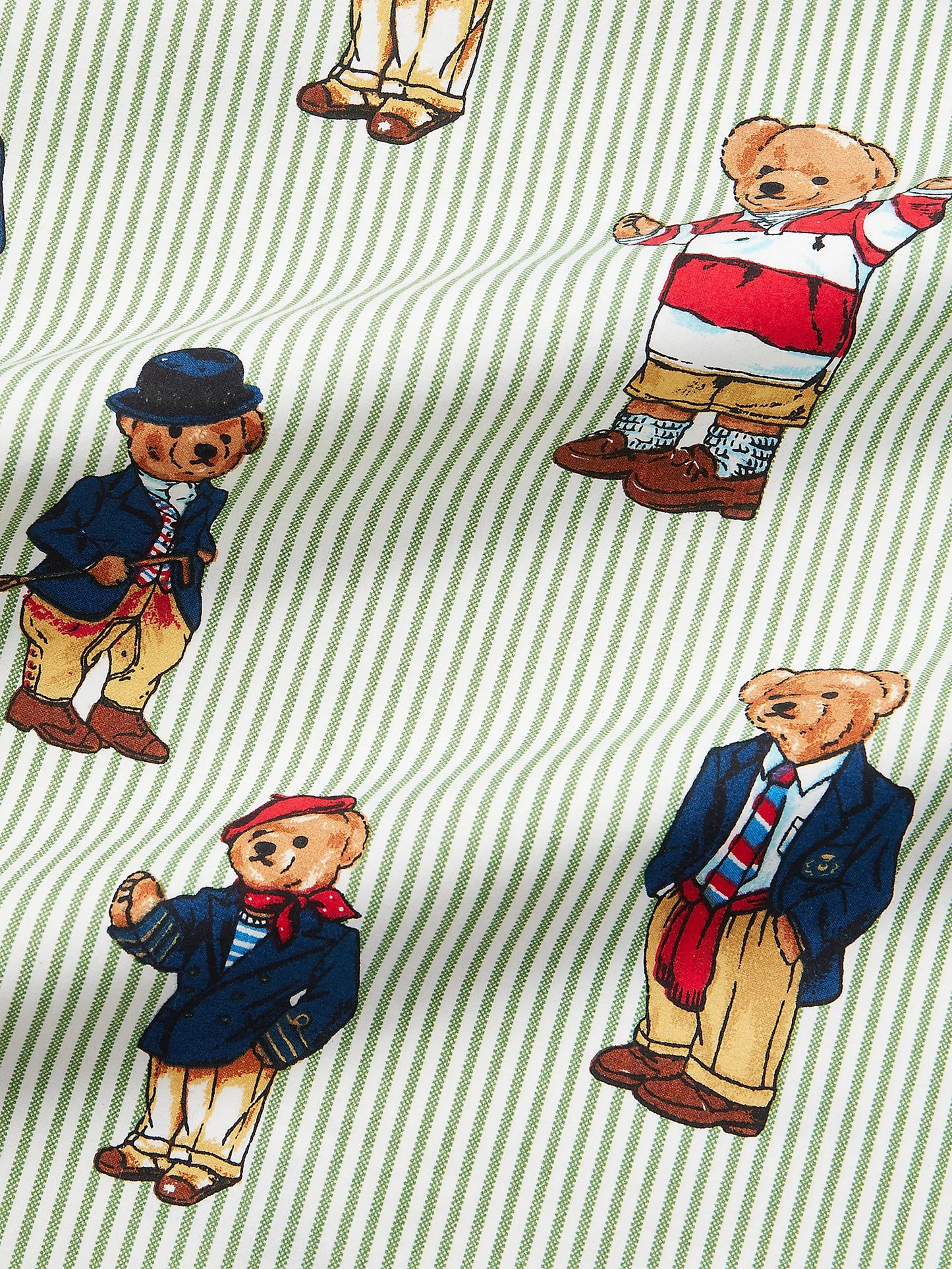 Polo Bear Striped Sheet Set