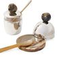2 Piece Sauce and Butter Serving Set