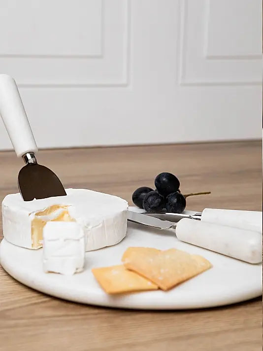 Boxed Set of Marble Cheese Tools