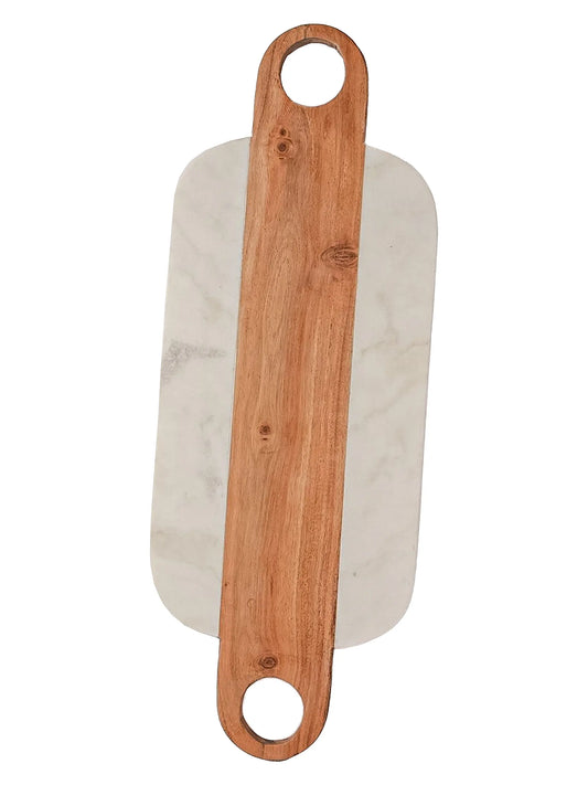 Marble Serving Board with Hole Handles