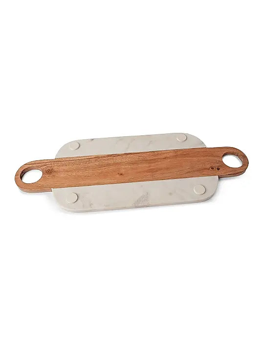 Marble Serving Board with Hole Handles