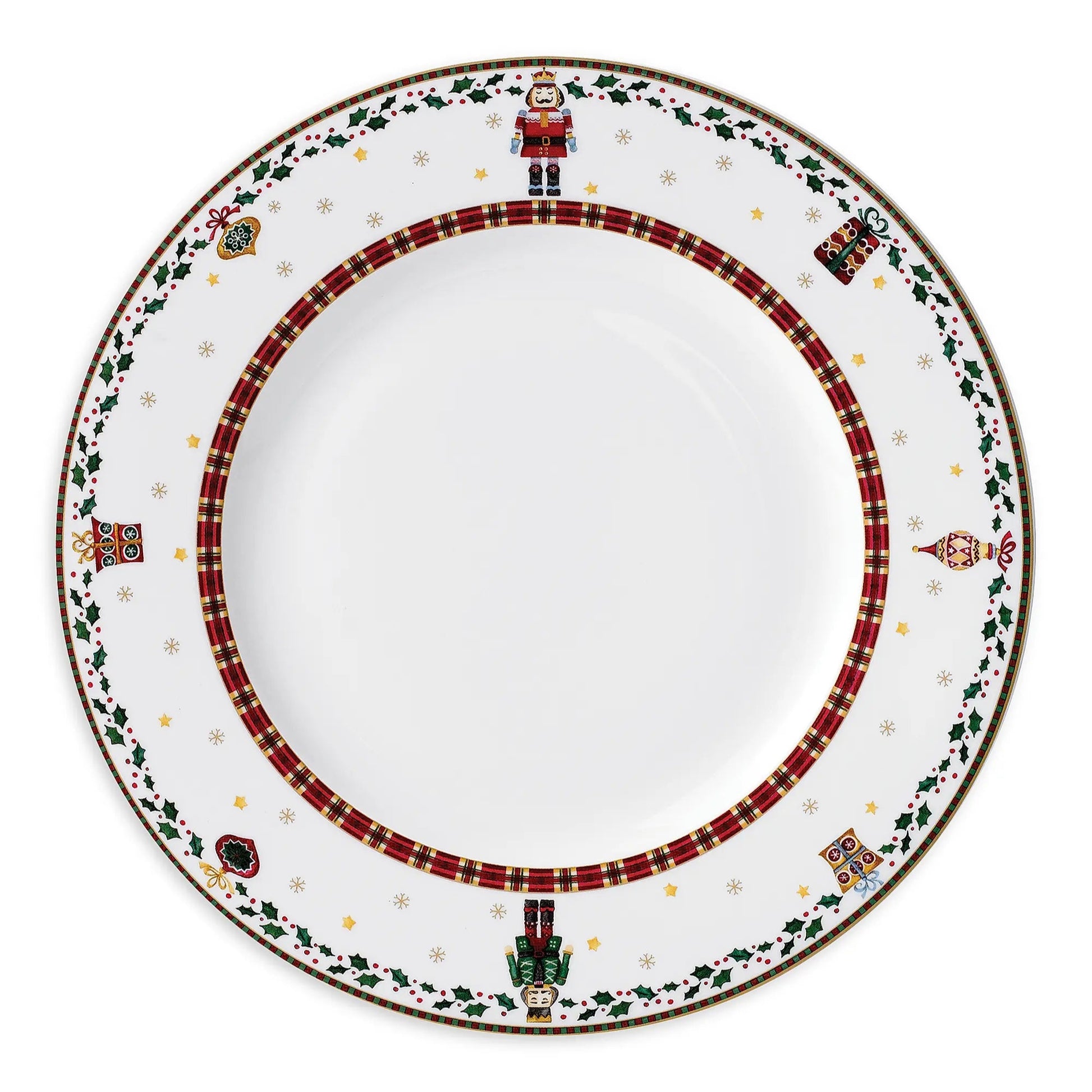 Festive Nutcracker Bone China Dinner Plate