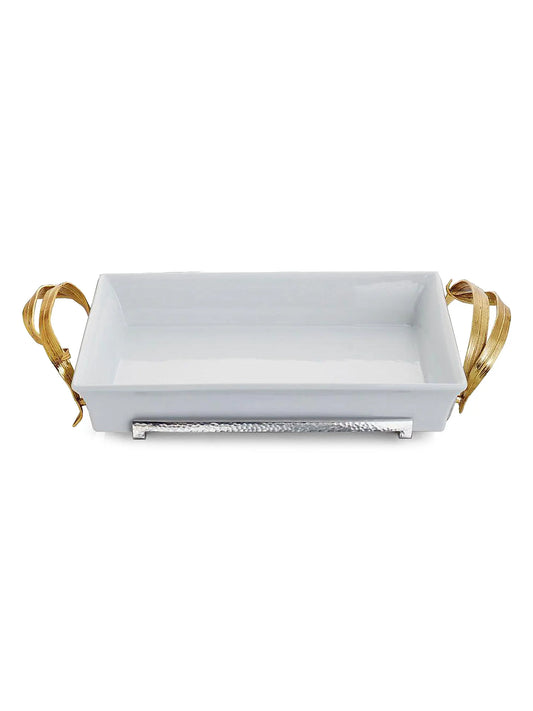 Palm Porcelain Casserole Dish