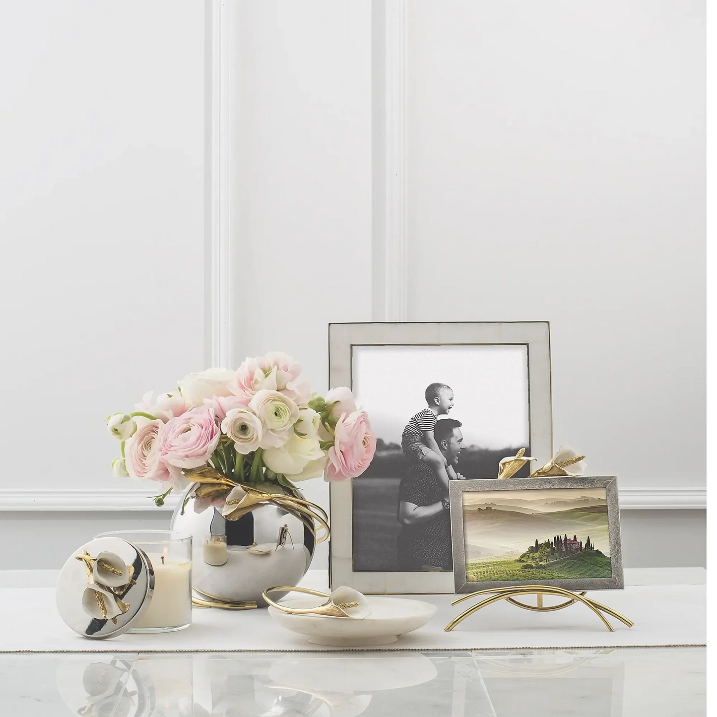 Calla Lily Marble Dish