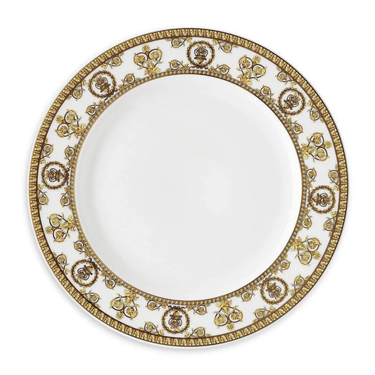 I Love Baroque Bianco Porcelain Salad Plate