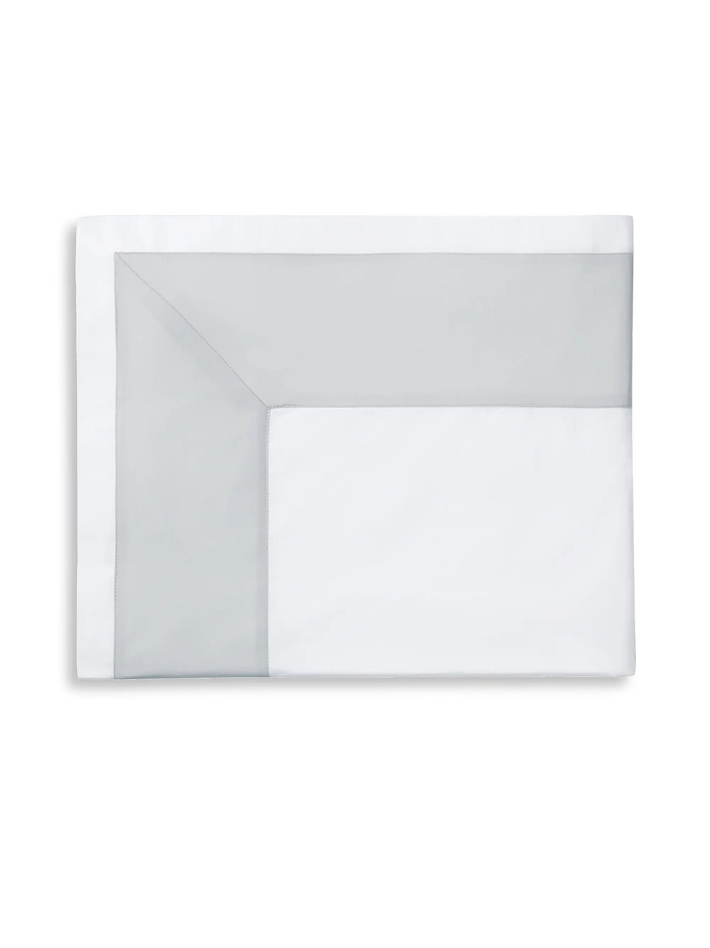 Casida White & Lunar Accent King Flat Sheet