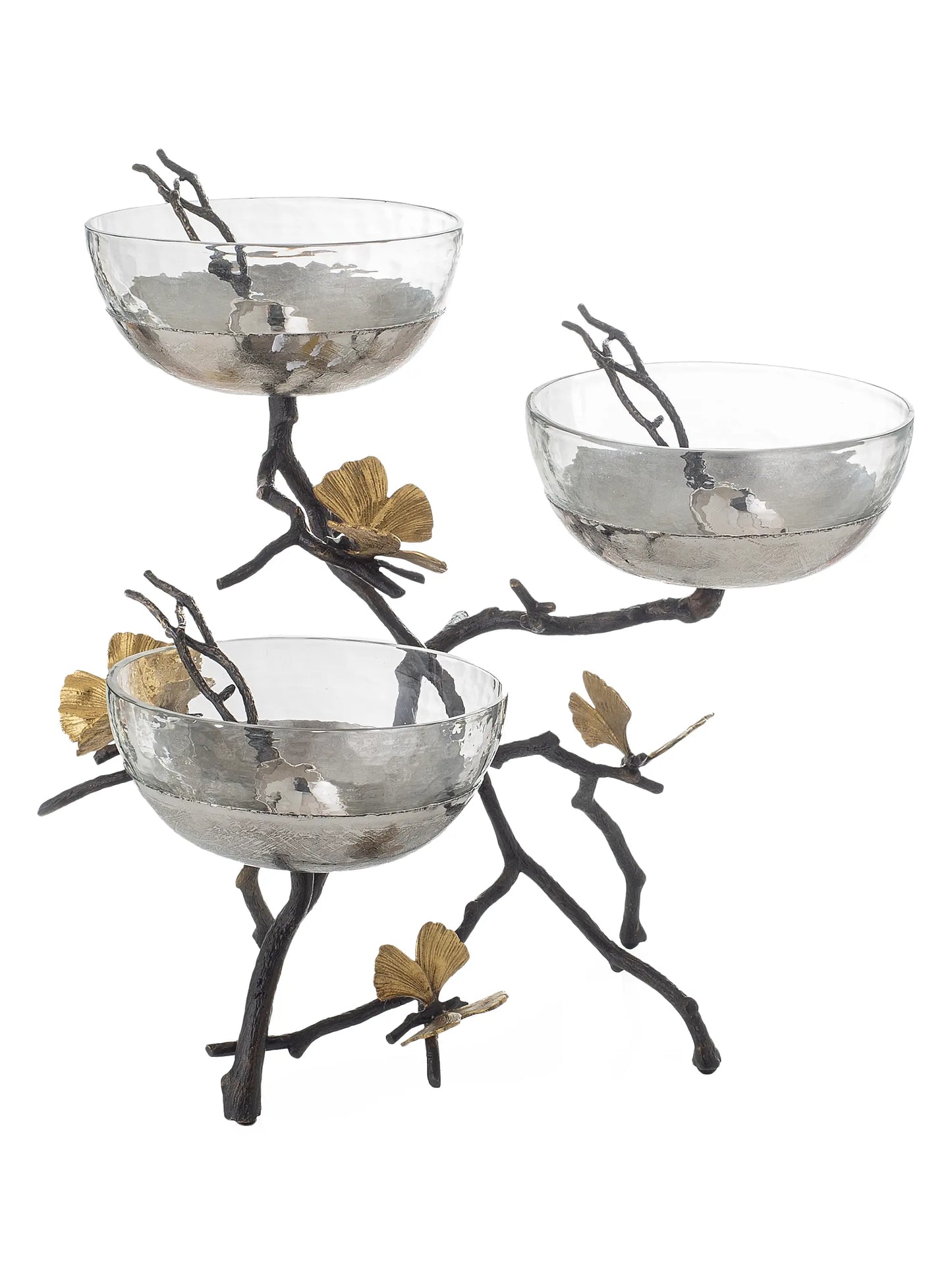 Butterfly Ginkgo Eight-Piece Stand, Bowl & Spoon Set