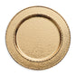 Hammertone Gold Charger Plate
