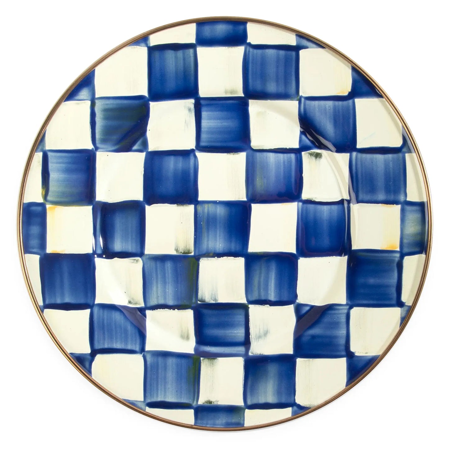 Royal Check Enamel Checked Plate