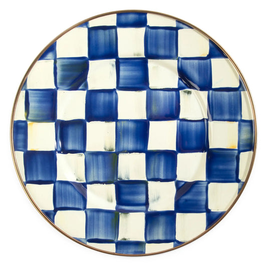 Royal Check Enamel Checked Plate
