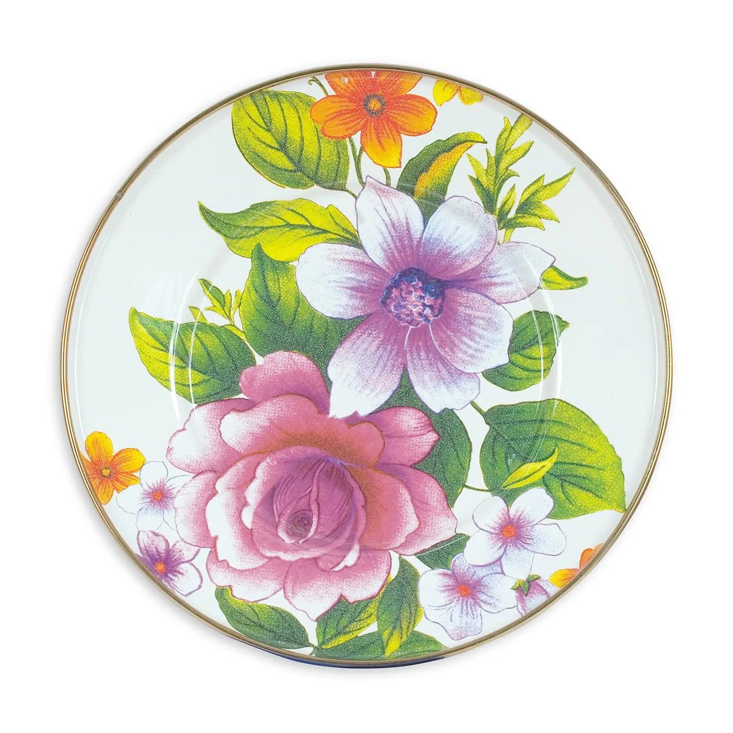 Flower Market Salad Dessert Plate