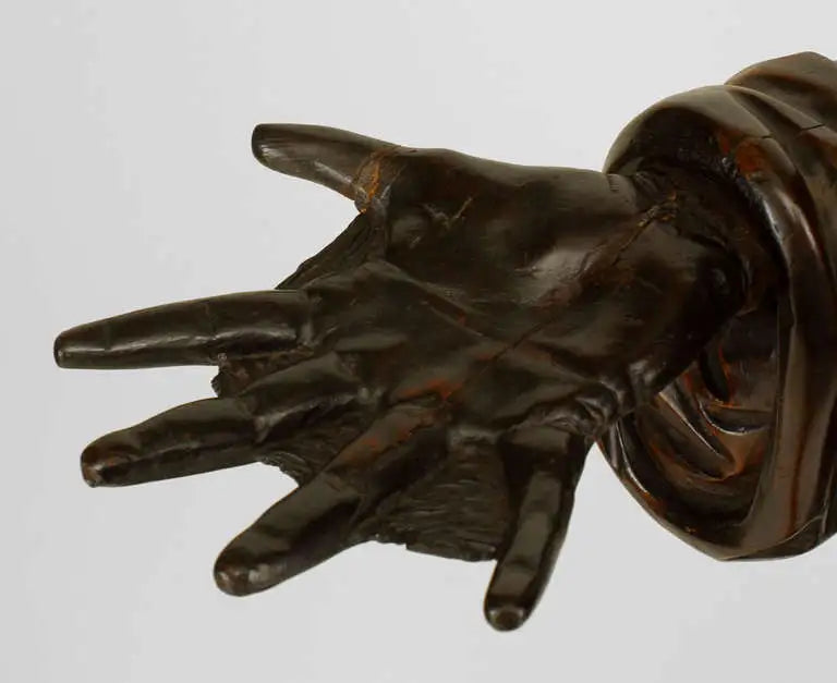 Pair of Renaissance Walnut Devil Figures