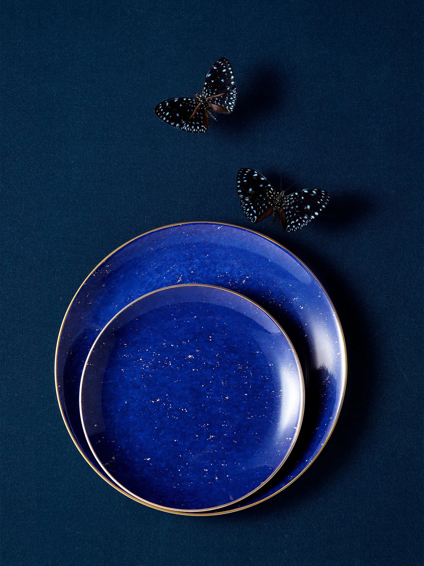 Lapis Porcelain Canapé Plate Set of 4