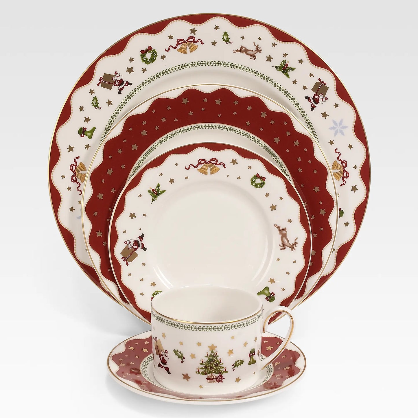 My Noel Bread & Butter and Appetizer Plate