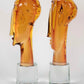 Homage to Amedeo Modigliani Pair of Murano Glass Figures
