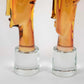 Homage to Amedeo Modigliani Pair of Murano Glass Figures