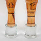 Homage to Amedeo Modigliani Pair of Murano Glass Figures