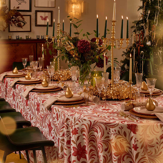 Sienna Swirl Tablecloth – 235 x 335 cm