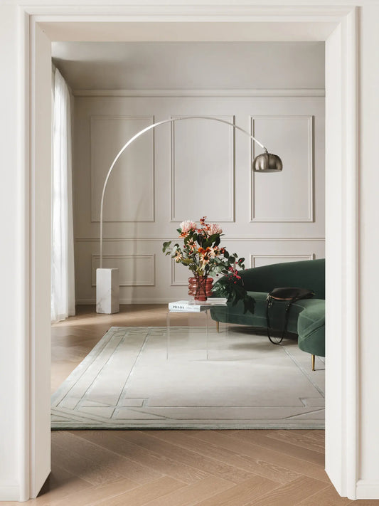 Luxury Wool & Lyocell Rug – Green