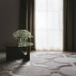 Elegant Charcoal-Grey Wool & Lyocell Statement Rug