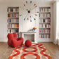 Bold Red New Zealand Wool Statement Rug