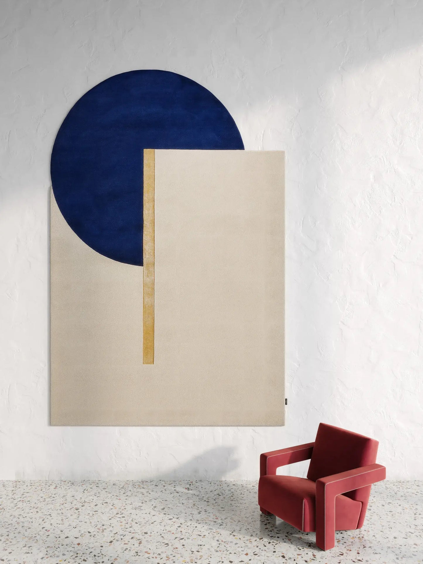 Vibrant Multicolour Lyocell and Wool Accent Rug