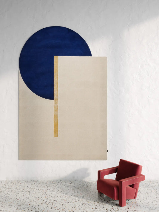 Vibrant Multicolour Lyocell and Wool Accent Rug