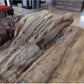 Natural Sheared Raccoon Fur King Size Blanket Luxury Fur Throw
