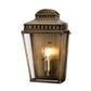 Outdoor Half Lantern Wall Light – Mansion House (Aged Brass)