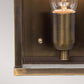 Victoria Half Lantern Outdoor Wall Light – Aged Brass