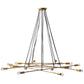 Large Modern Italian Pendant/Chandelier Sixteen-Light