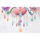 Chandelier Ylakiai, H75-115x45x65cm, E14x6 40W(MAX)