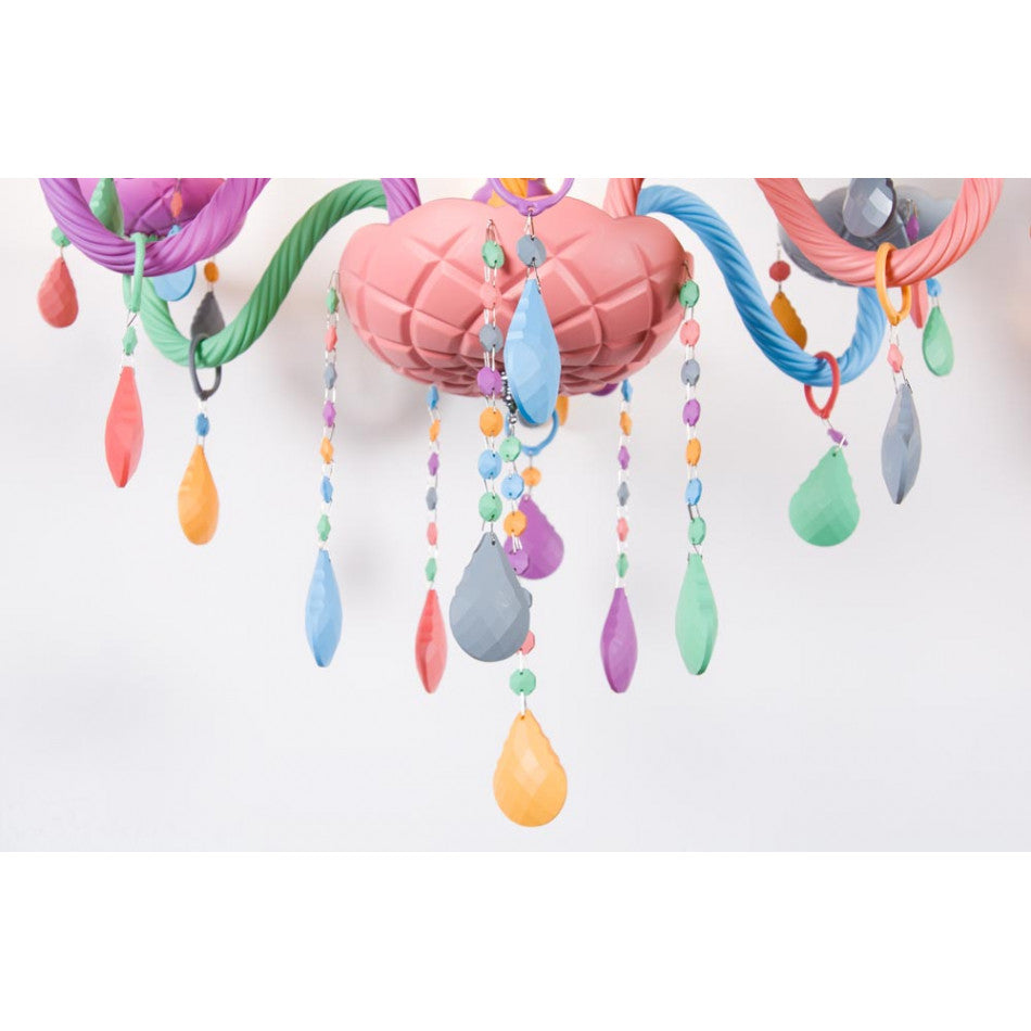 Chandelier Ylakiai, H75-115x45x65cm, E14x6 40W(MAX)