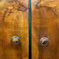 Antique wood nightstand, Italy, 1940s, Set of 2