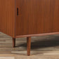 Custom Walnut Credenza – Sliding Doors, Mid-Century Modern Design